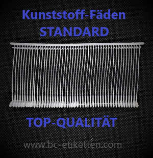 TOP 15mm Heft-Fäden Anschießfäden Standart PP Etikettierpistolen Kunststofffaden 